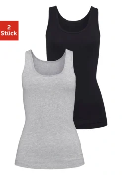 H.I.S Unterhemd, (2er-Pack), Aus Elastischer Baumwoll-Qualität -Bikini Mode Geschaft f86d2199a802e1e670337830f311404c