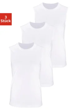 H.I.S Muscleshirt, (3 Tlg.), Mit Rundhalsausschnitt