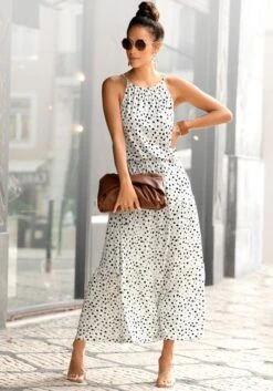 Buffalo Maxikleid, Mit Pünktchendruck