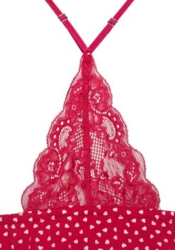 S.Oliver Negligé, Mit Herzchendruck Und Spitze -Bikini Mode Geschaft fb0227b62fa591d38535280ca6bb57e6