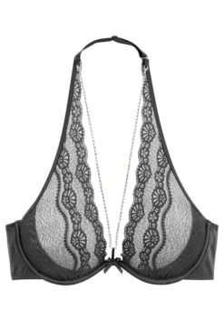 LASCANA Belle Affaire Neckholder-BH, Mit Abnehmbarer Strasskette, Sexy Dessous -Bikini Mode Geschaft fc124e4f32551d34c39efa21ed49bd8c