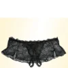 Petite Fleur Gold Stringpanty-Ouvert, Aus Vollspitze