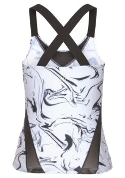 LASCANA ACTIVE Funktionsshirt »White Marble«, Mit Gekreuzten Trägern -Bikini Mode Geschaft fce393da09676aaa7d243308d7d3b98d