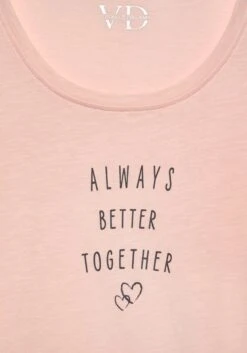 Vivance Dreams Pyjamaoberteil, Mit Statementdruck -Bikini Mode Geschaft fcfef38857ffe651dee927b25aff8954