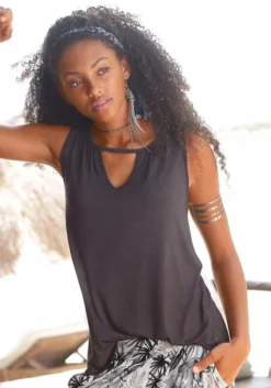 Buffalo Strandtop, Mit Leichter Raffung Am Ausschnitt -Bikini Mode Geschaft fd4f9c79112c52006c34cd632822cedb