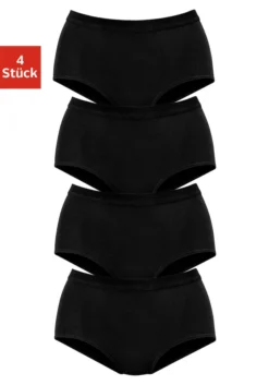 Petite Fleur Taillenslip, (Packung, 4 St.), Mit Weichem Bündchen -Bikini Mode Geschaft fd70fc9eb2343f07eb21e4e70b2b3e40