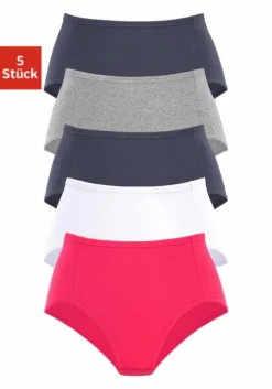 Petite Fleur Taillenslip, (Packung, 5 St.), Aus Weicher Pikee-Qualität -Bikini Mode Geschaft fe8e3a0055428b2fb7e14d51cf36ff35