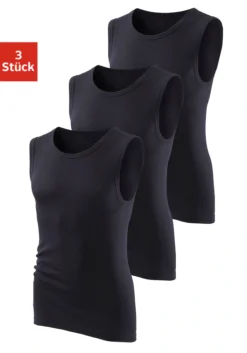 H.I.S Muscleshirt, (3 Tlg.), Ohne Seitennähte Optimale Passform -Bikini Mode Geschaft fe9a0d05baff32a2792d5ca4f2cd458f