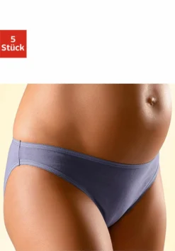 Petite Fleur Umstandsslip, (5 St.), Mit Tief Sitzendem Bund -Bikini Mode Geschaft ff53fd2a73a5e491c8184aafc1a2f3ef