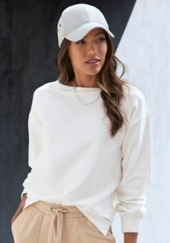 Bench. Sweatshirt, Mit Gerafften Ärmelbündchen -Bikini Mode Geschaft ff71d2a7fca86f0bc009da5bd4053843